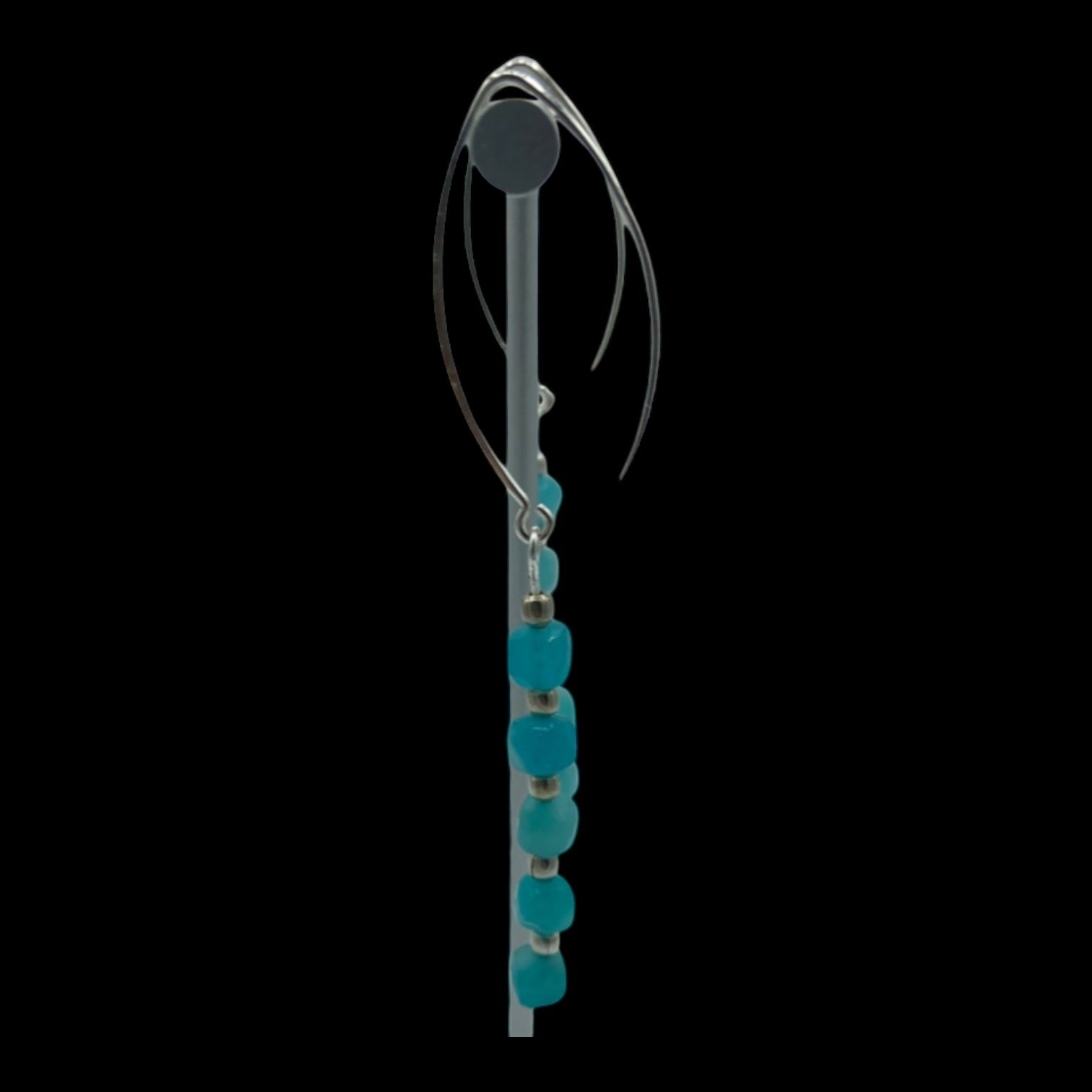 Sterling Silver Faceted Brazilian Amazonite Earrings