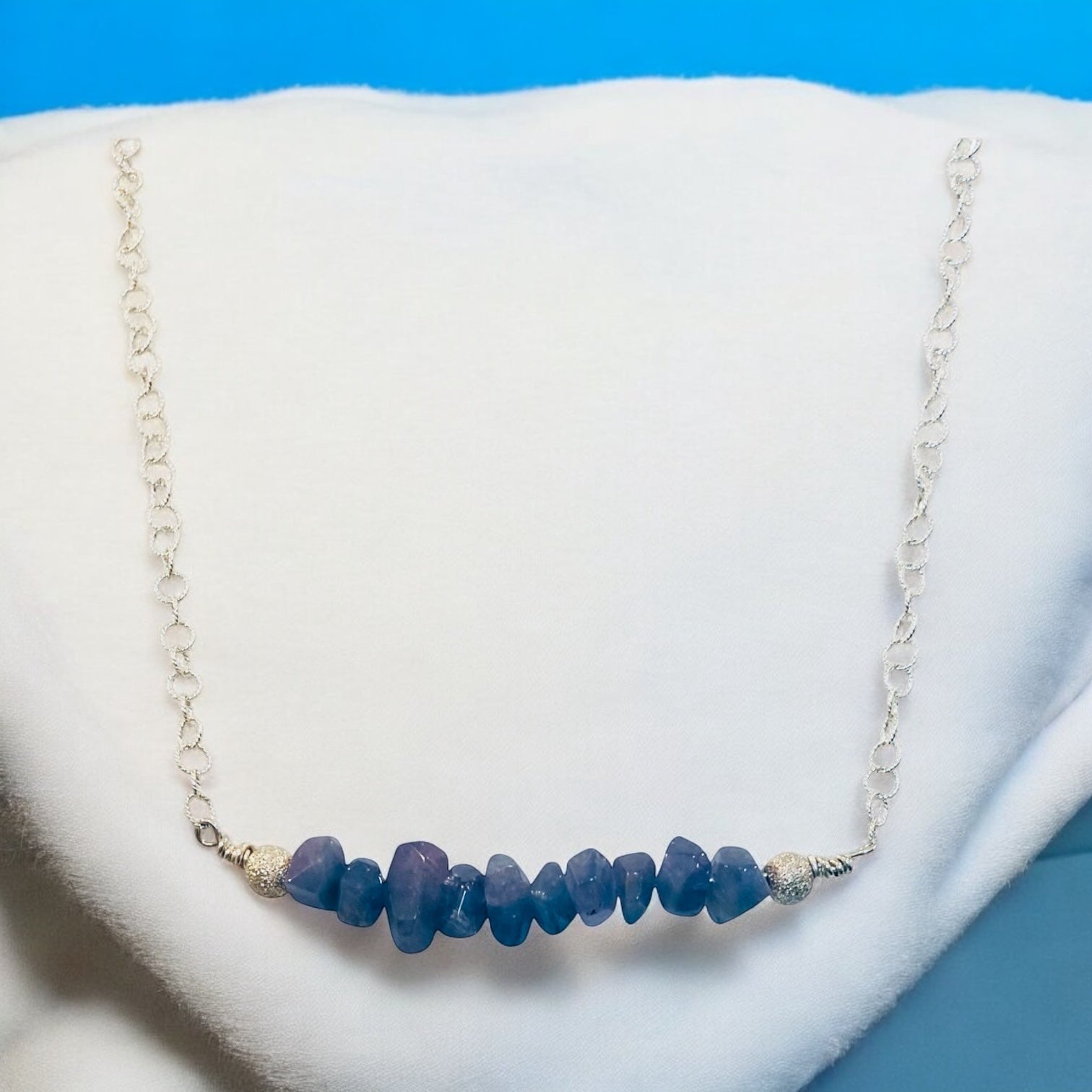 Tanzanite Elegance: Sterling Silver Limited Edition Necklace