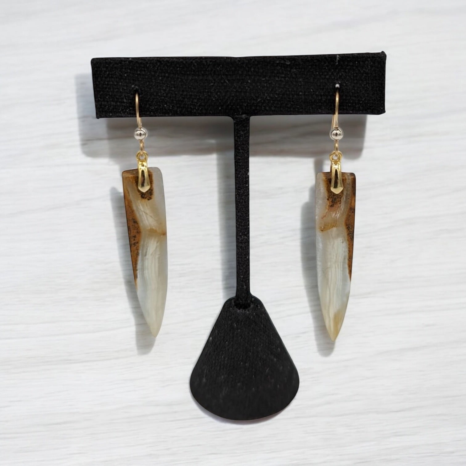 Lemurian Aquatine earrings